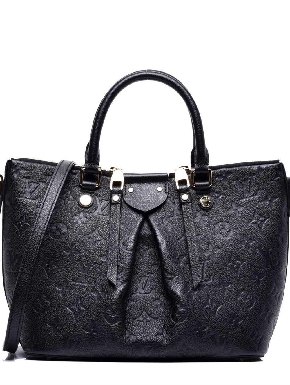 Like NEW! Louis Vuitton LV Empreinte Mazarine PM bag in Noir EXCELLENT CONDITION - Picture 2 of 16